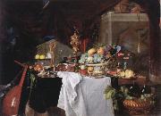 Jan Davidz de Heem Table with desserts oil painting reproduction
